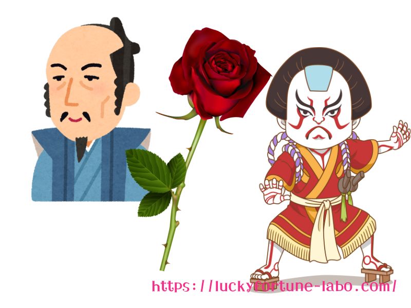 七丁髷八薔薇九歌舞伎
