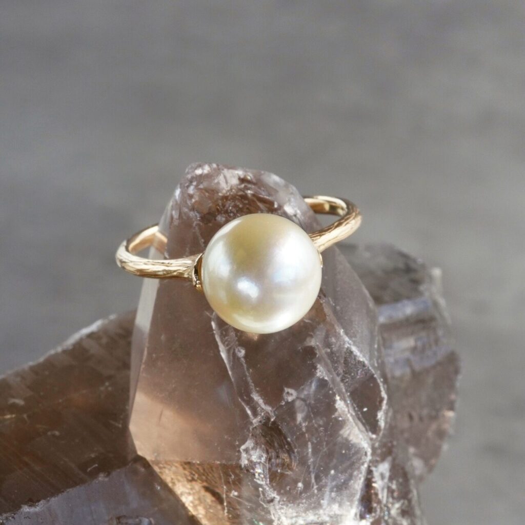 パワーストーン&スピリチュアルジュエリー / Hariqua(ハリックァ)Akoya pearl ring 9.0mm /真珠(パール)