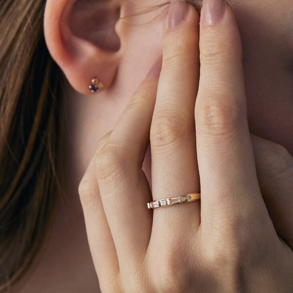 パワーストーン&スピリチュアルジュエリー / Hariqua(ハリックァ)Imperial topaz baguette-cut ring /インペリアルトパーズ