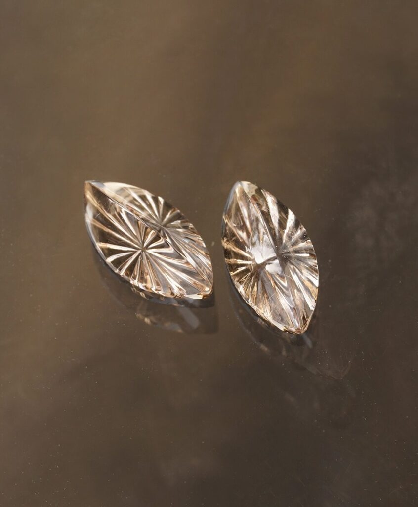 パワーストーン＆スピリチュアルジュエリー / Hariqua（ハリックァ）Smoky quartz pierce 5.07 /スモーキークォーツ[受注生産]