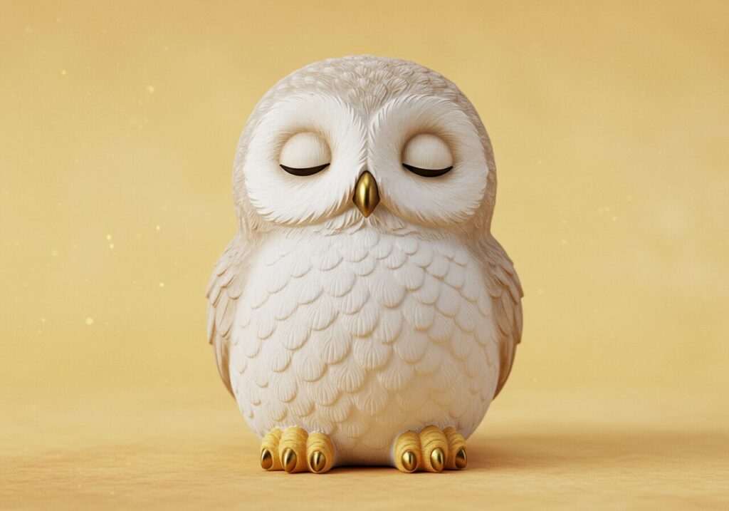 ふくろうのフィギュア